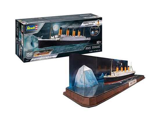 Revell 1/600 RMS Titanic & 3D Puzzle Iceberg image
