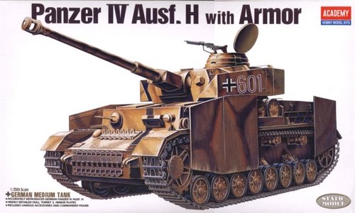 Academy 1/35 German Panzer IV H with Armour image