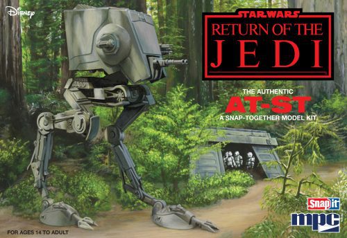 MPC 1/100 Star Wars AT-ST 'Return of the Jedi' Snap Together Kit image