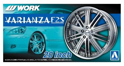 Aoshima 1/24 Rims & Tires - Varianza F2S 20" image