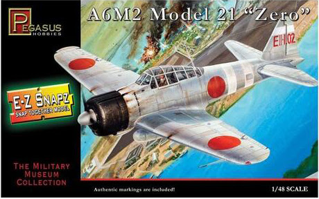 Pegasus Hobbies 1/48 Mitsubishi A6M2 Zeke "Zero" image