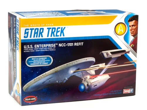 Polar Lights 1/1000 Star Trek U.S.S. Enterprise Refit "Wrath of Khan" image