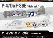 Academy 1/72 P-47D & F-86E "Gabreski" Kitset image