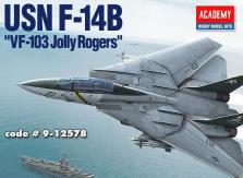 Academy 1/72 USN F-14B VF-103 Jolly Rogers image
