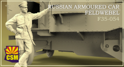 CSM 1/35 Russian Armoured Car Officer image