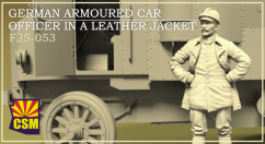 CSM 1/35 German Armoured Car Officer in a Leather Jacket image