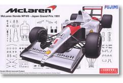 Fujimi 1/20 Formula 1 McLaren Honda MP4/6 Japanese Grand Prix (Senna/Berger) image