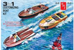 AMT 1/25 Customizing Boat Set - 3 in 1 image