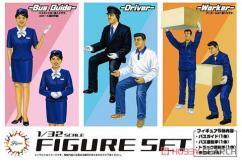 Fujimi 1/32 Bus Guide and Bus Driver/ Truck Driver image