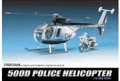 Academy 1/48 Hughes 500D Police Helicopter image