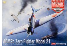 Academy 1/48 AHM2b Zero Fighter Model 21 "Battle of Midway" image