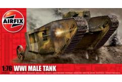 Airfix 1/76 WWI Male Tank image