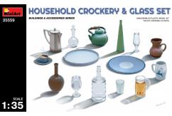 Miniart 1/35 Household Crockery & Glass Set image