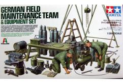 Tamiya 1/35 German Field Maintenance Team & Equipment Set image