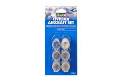 Revell Paint Set for Civilian Airliners - 6 Pieces image