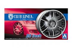 Aoshima 1/24 Rims & Tires - Club Linea L566 20" image