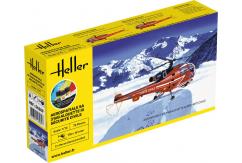 Heller 1/72 SA 316B Alouette III Securite Civile - Starter Kit image