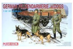 Dragon Models 1/35 German Feldgendarmerie with Dogs image