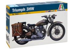 Italeri 1/9 WWII Triumph 3HW Motorcycle NZ Commerative image