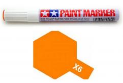 Tamiya X6 Gloss Orange Enamel Paint Marker image