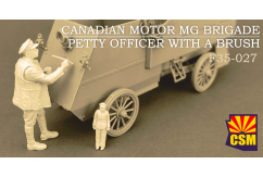 CSM 1/35 Canadian Motor MG Brigade Petty Officer with a Brush image