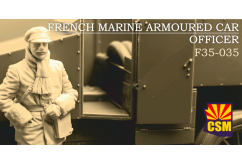 CSM 1/35 French Marine Armoured Car Officer image