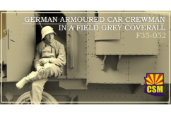 CSM 1/35 German Armoured Car Crewman in a Field Grey Coverall image