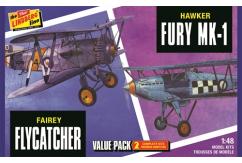 Lindberg 1/48 Fairey Flycatcher & Hawker Fury image