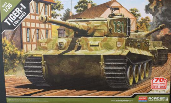 Academy 1/35 D-Day Anniversary Tiger I (New Mould) image