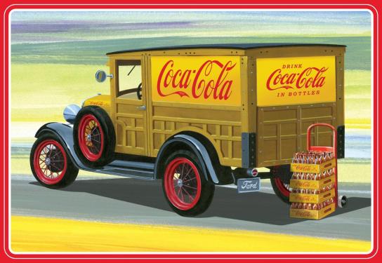 AMT 1/25 1929 Ford Woody Pickup - Coke image