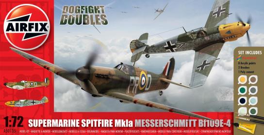 Airfix 1/72 Dogfight Doubles - Spitfire & Messerschmitt image