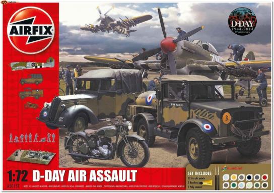 Airfix 1/72 75th Anniversary D-Day Air Assault Gift Set image
