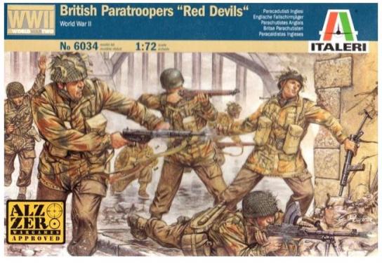 Italeri 1/72 British Paratroopers "Red Devils" image