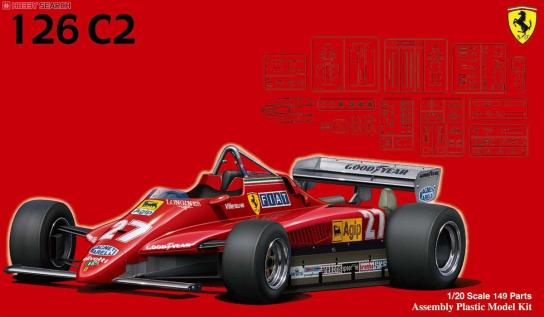 Fujimi 1/20 Ferrari 126C2 F1 Car 1982 image