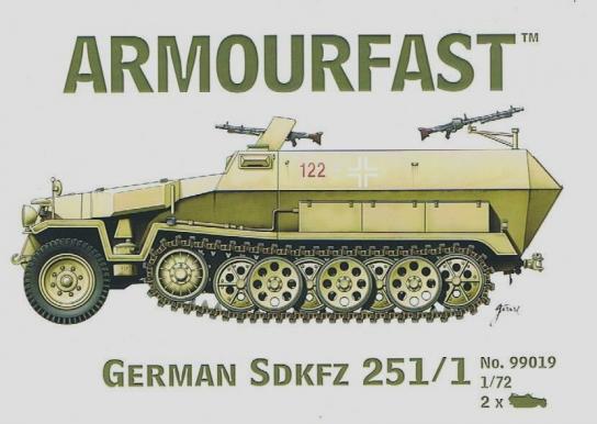 Armourfast 1/72 German Sdkfz 251/1 image