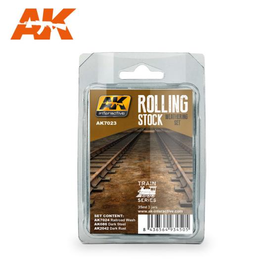 AK Interactive Trains Weathering Set - Rolling Stock image