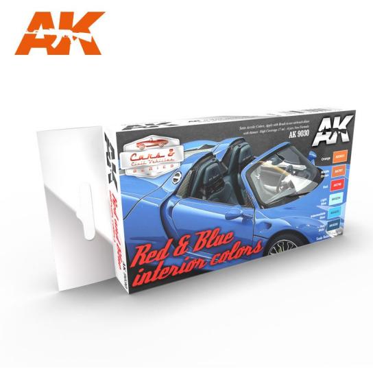 AK Interactive Auto Red & Blue Interior image