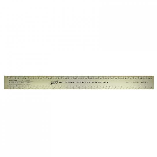 Excel 12" Scale Ruler Stainless Steel - 1/24 image