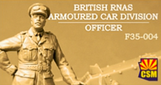 CSM 1/35 British RNAS Armoured Car Division Officer image