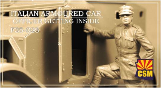 CSM 1/35 Italian Armoured Car Officer Getting Inside image