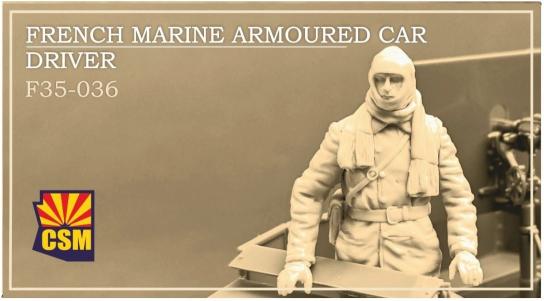 CSM 1/35 French Marine Armoured Car Driver image