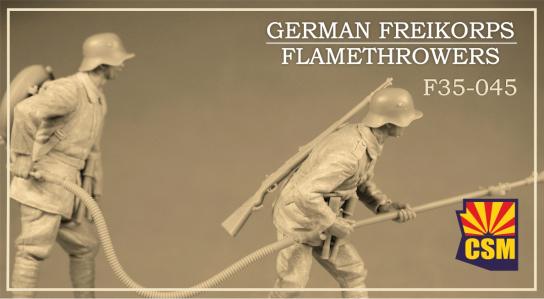CSM 1/35 German Freikorps Flamethrower Squad image