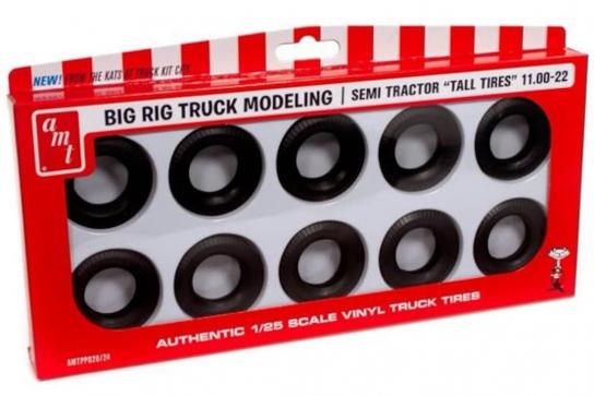 AMT 1/25 Big Rig Truck Modeling Semi Tractor "Tall Tyres" image