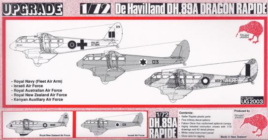 Tasman Models 1/72 DH.89A Dragon Rapide image