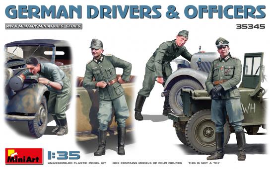 Miniart 1/35 German Drivers & Officers image
