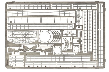 Revell Etched Parts Set For German Destroyer Class 119 Z1/Z5 image