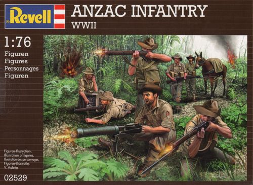 Revell 1/76 ANZAC Infantry WWII image