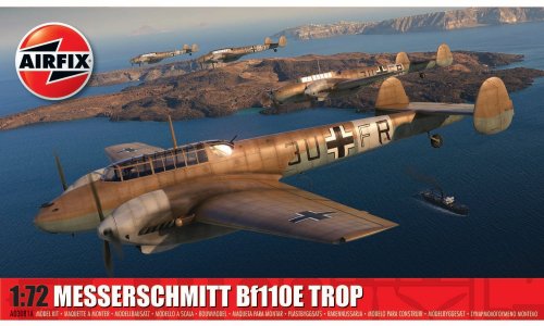 Airfix 1/72 Messerschmitt Bf110E E Trop image
