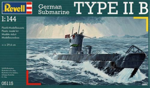 Revell 1/144 German Sub Type II B image