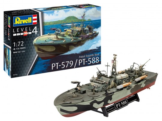 Revell 1/72 Patrol Torpedo Boat PT-588/PT-57 image